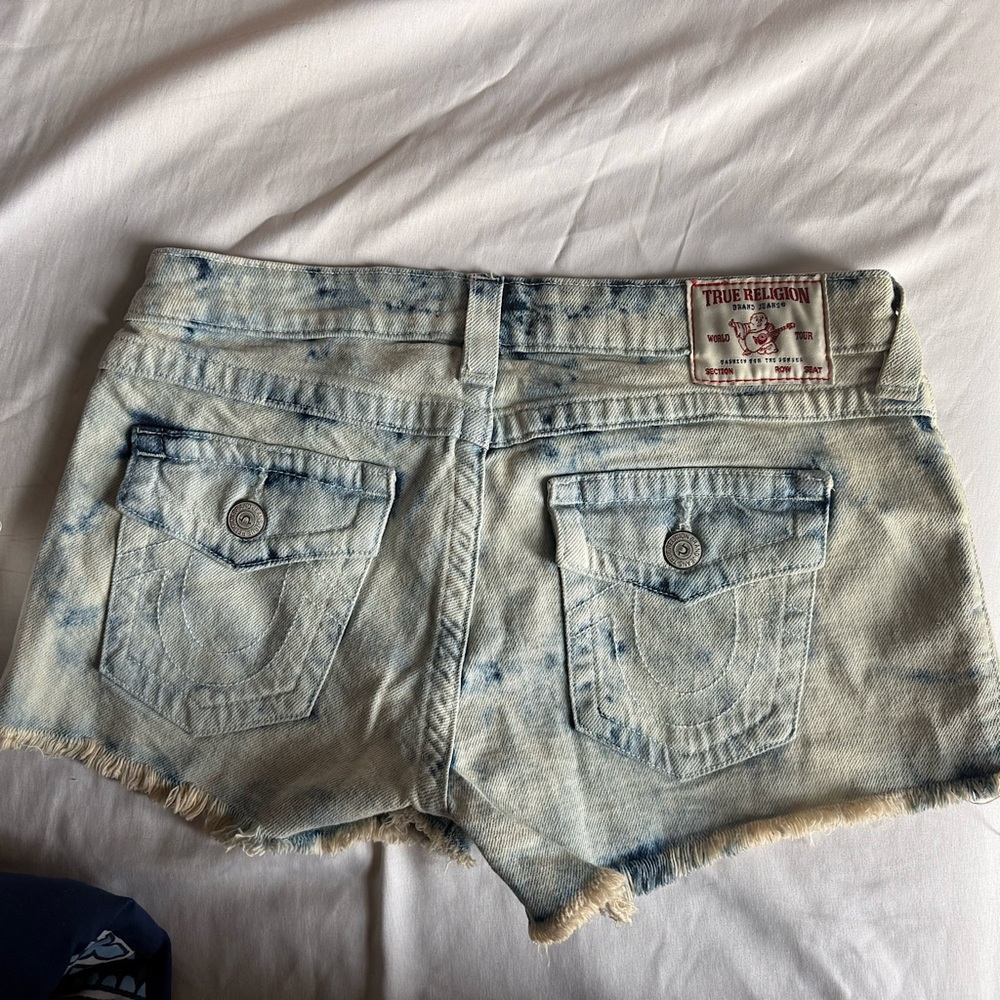 True Religion Joey Cut Off Shorts